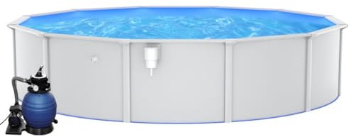vidaXL Piscina con Pompa Filtro a Sabbia 550x120 cm
