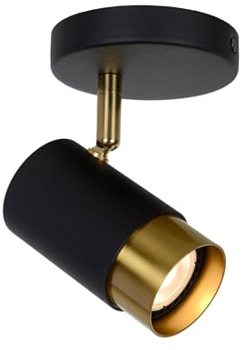 LUCIDE Floris Ceiling Spotlight Diameter 10 cm 1 x GU10 Black
