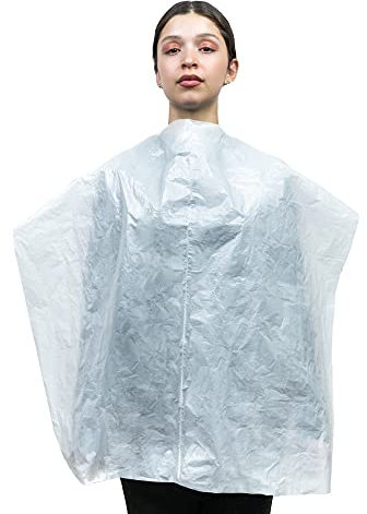 Areso Capa Peluqueria 100 UDS Tinte - Capa Tintes De Peluqueria Profesional - Capas Desechables Peluqueria - Capa Cortar Pelo - Capa Barbero Tintes - Capas De Tinte Desechables