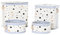 DKD Home Decor Körbe-Set, Standard