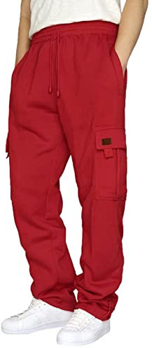 Herren Chinohose Chino Hose Chino-Jogger Pants Stretch Basic Fit Cargo Hose Freizeithose Multi Tasche Gerade Laufhose Overalls Hose Baumwolle Taschen Stretch Outdoor Stoffhose