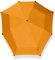 Senz ° Mini-Regenschirm, winddicht, manuell zusammenklappbar, 91 x 91 cm - Flame Orange