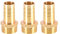 TopHomer Lot de 3 raccords de tuyau cannelés en laiton 12 mm vers 3/8 mâle BSP fileté adaptateur de tuyau