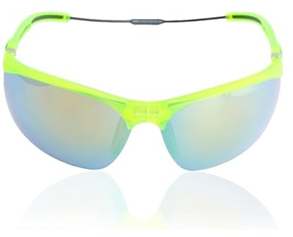 CliC Eyewear Sun Extreme - Farbe Neongelb - Sportbrille mit Magnetverschluss - Polycarbonat-Brille mit UV400-Schutz - Ideal für Radfahren, Laufen und andere Sportarten - TR90 und Nylon