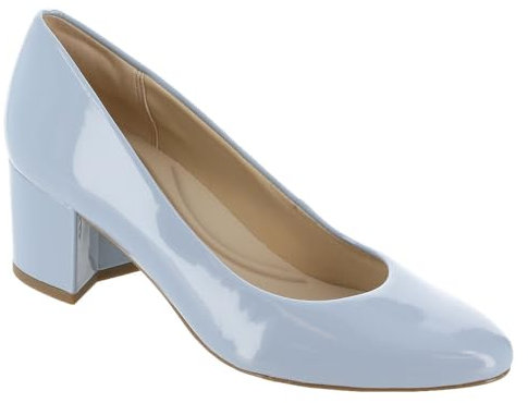 Easy Spirit Décolleté Cosma3 Donna, Blu chiaro - vernice, 37 EU