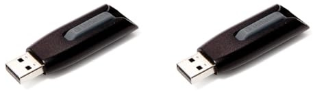 Verbatim V3 Slide N Lock 16GB Speicherstick USB 3.0, grau (Packung mit 2)