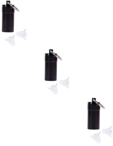 Mobestech 3paare Silikon Musiker Gehörschutz Ohrstöpsel Mit Geräuschreduzierung Wiederverwendbar Inklusive Tragbarer Flasche Für Konzerte Dj Nachtleben Und Mehr