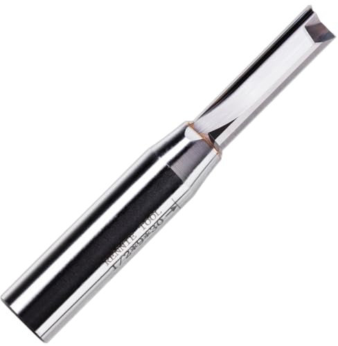 Rennie Tools - 9mm Cutting Diameter x 30mm Flute x 1/2 Shank Solid Carbide Tip 2 Flute Straight Router Cutter Bit. Compatible With Makita Trend Festool Hikoki Dewalt Router Etc. 9mm Router Bit