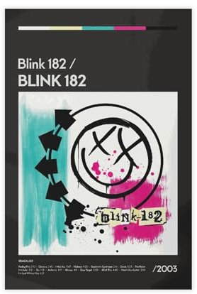 AmAzwi Blink Poster & 182 Retro Art Poster Leinwand Poster Schlafzimmer Dekor Sport Landschaft Büro Zimmer Dekor Geschenk Unframe: 20 x 30 cm