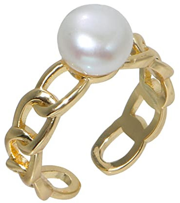 HAODUOO 2023 Verlobungsringe for Frauen_To My Daughter Ring Goldkettenförmiger Ring Formring