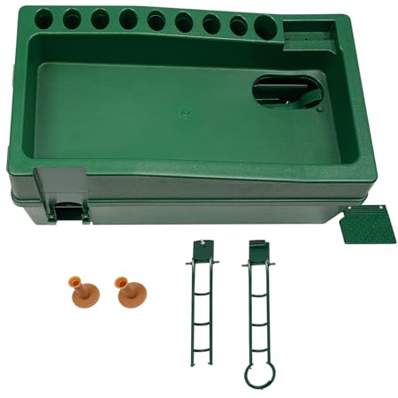 Taozhiyy Automatisch Golfball Spender, Powerless Golfball Dispensor, Automatik Pitching Maschine mit 3 Schlagkäfigen, Dual Rail Modus Golfball Praxis, Grün