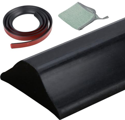 W&H 200CM Schwallschutzleiste Dusche Selbstklebend, Duschdichtung Schwallschutz, Begehbare Dusche Boden Wassersperre, Water Stopper Strip für Nass- und Trocken-Trennung, Wasserdamm für Bad und Küche