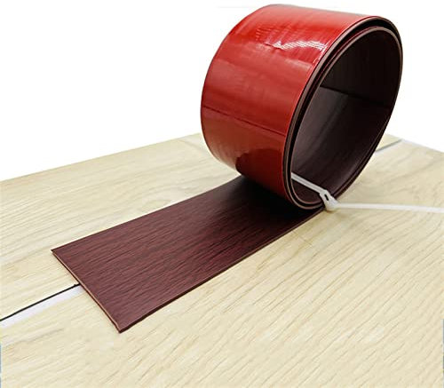 Selbstklebende Vinylboden-Übergangsstreifen, 5 m x 7,6 cm, flache Türleiste für Laminatböden