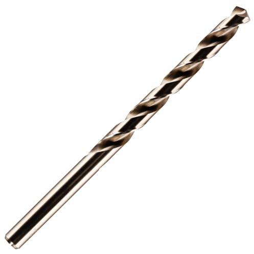 5mm x 170mm Flute x 245mm Extra Extra Long Series HSS Cobalt Jobber Drill Bit For Stainless Steel, Hard Metals, Aluminium, Cast Iron, Copper. DIN1869-II Twist Drill Bit.