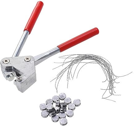 Housoutil Professionallogistics Plombenwerkzeug-set Zangen-werkzeug-set 20 Plombenzangen 20 Litzen Draht 10 * 4 Durchmesser Kompaktzange