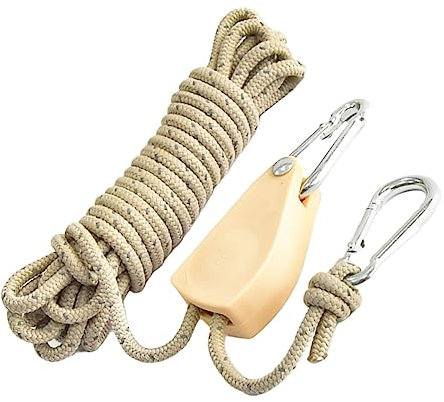 Zeltabspannseil mit Legierungsspanner, Khaki, 1 Stück