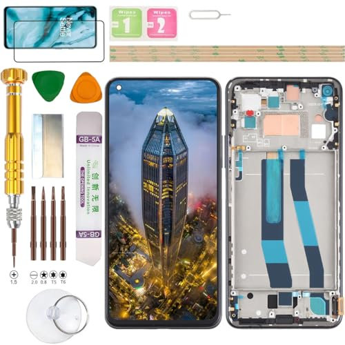 Gadget Troops Conjunto de pantalla LCD para Xiaomi Mi 11 Lite 4G M2101K9AG / 11 Lite 5G M2101K9G / 11 Lite 5G NE 2109119DG Kit de repuesto de pantalla (negro)
