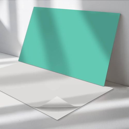 Paneele 60x30 cm Bodenbelag Wasserdicht Gestaltung Rechteckig Vinyl Dekoration Schutz vor Schäden Mehrfachpackung Spritzwassergeschützt - Farbe: Minze