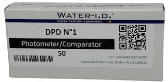Réactif en comprimés DPD n°1 pour PoolLab 1.0 & 2.0 – Réactif pour la mesure du chlore libre, du brome et de l’ozone (0,0–6,0 mg/l (ppm)) – Durée de conservation : 2 ans – 50 comprimés (TbsPD150)