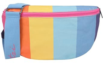Fritzi Bum Bag Limited Rainbow Damen Crossbody Bauchtasche Umhängetasche Freizeit Alltag Reißverschluss Baumwolle 9 x 13 x 29 cm, Bunt