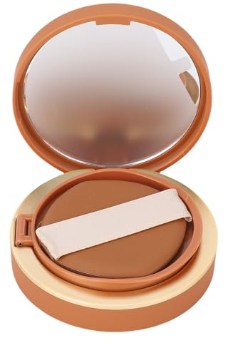 YUYTE Leerer BB-Cremebehälter, Nachfüllbare Cushion Foundation Box, Tragbares Air-Cushion-Etui mit Spiegelquaste für Loses Puder, Rouge, Foundation, BB-Creme