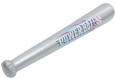 FRCOLOR Aufblasbarer Baseballschläger für Jungen Geburtstagsfeier Sportliche Party Deko für Einfach zu Aufblasen und Leicht