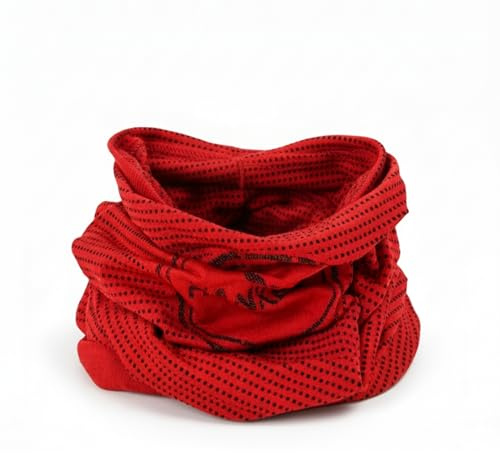 Unisex Seamless Thermal Neck Gaiter for Men and Women – Ideal for Running, Trail, Cycling and Motorcycles, red, One Size