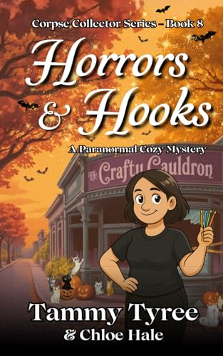 Horrors & Hooks: A Castle Point Series Paranormal Cozy Mystery (Corpse Collector Cozy Mystery Series)