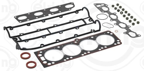 ELRING 763.897 Dichtungssatz Zylinderkopf mit Ventilschaftabdichtung Kompatibel mit OPEL Astra F CC T92 1606687 90397813