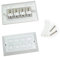 3x Quad CAT6 Data Wall Outlet Face Plate - 4 Port RJ45 Ethernet Network Data Socket - Loops