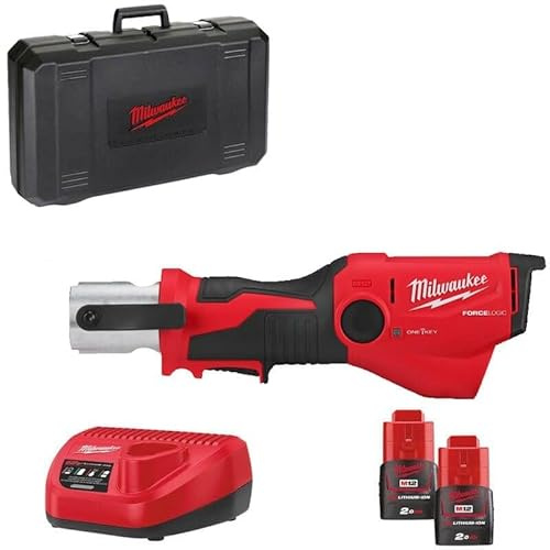 Milwaukee Akku Presswerkzeug, M12HPT/2.0 Ah M-Set