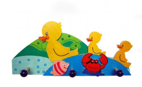 Hess Garderoben versch. Motive Waldtiere bis Eule alles dabei (Entchen)