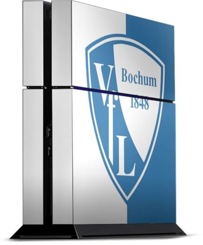 DeinDesign Skin kompatibel mit Sony Playstation 4 Folie Sticker VFL Bochum Offizielles Lizenzprodukt Logo