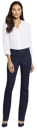 NYDJ Women's Petite Size Marilyn Straight Leg Jeans, Enjuague, 38 ES/Chiquita para Mujer