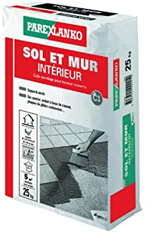 sol et mur intérieur gris 25 kg - PAREXLANKO