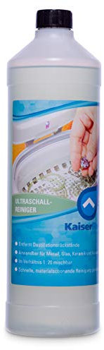 serRein Ultraschallreiniger Konzentrat flüssig 1 L Ultraschall Reinigungsmittel Reiniger für Ultraschallgerät zur Profi Reinigung von Schmuck, Brillen