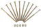 Furniture Screws, 10PCS M6 Carbon Steel 120mm Furniture Bolts, with 6mm Barrel Nuts Connector Fastener, Fastener Connector Kit, for Joining Wood, Boards, Kitchen Worktops, Cabinets, Cupboards, Beds