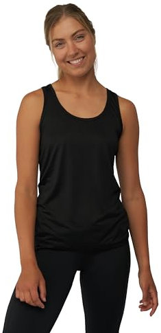 DANISH ENDURANCE Women's Fitness Tank Top (Schwarz, Large)