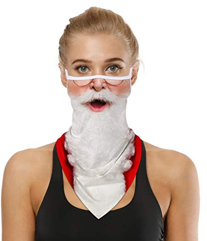 riou Face Shield Multifunktionstuch Motorrad Mundschutz Halstuch Bandana Schlauchschal für Damen Herren (V)