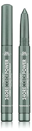 Deborah Milano - Ombretto 24 Ore Color Power Waterproof, N.6 Golden Green, Ombretto in Stick, al Alta Tenuta