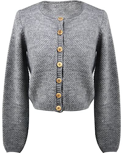 Bavarian Caps Damen Ida Jacke, dunkelgrau, M