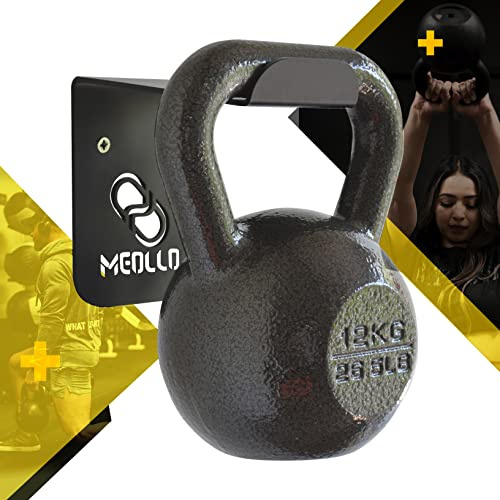 MEOLLO Soporte para Pesa Rusa Kettlebell - 100% Acero al Carbono
