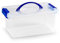 Tradineur - Caja de Almacenamiento - Mini Box (Asa) - Fabricado en plástico - Capacidad de 4 litros - 18,5 x 29 x 13 cm