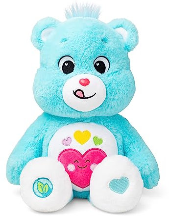Basic Fun Care Bears Umweltfreundliches Plüschtier Medium 35cm - Bär Immer Da, Niedliches Sammeln, Langlebig für Jungen und Mädchen