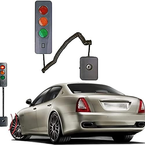 McbeAn Parkgerät Intelligentes Parkgerät für die Garage Parkassistenzsysteme für Autos LED-Ampel Parkalarm Antikollisionswarnleuchte Parkassistenzgerät für die Garage Autoelektronik Autoalarmsysteme