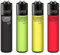 Clipper Feuerzeug 4er Set: (Soft Touch Jamaica)