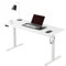 ERGOMAKER Höhenverstellbarer Schreibtisch 140x60cm,Schreibtisch Höhenverstellbar Elektrisch mit Memory-Funktion,Ergonomischer Tisch Höhenverstellbar,Weiße