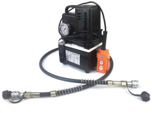 Pompe hydraulique électrique avec valve manuelle Pompe électro-hydraulique à haute pression Pompe électrique à huile hydraulique Pompe électrique 220 V 1200 W 3700 tr/min