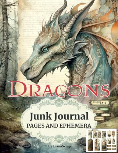 Dragons: Junk Journal Pages and Ephemera