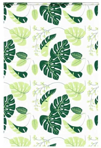 vidaXL Duschrollo mit Kassette 160x240 cm Stoffbreite 156 cm, Duschvorhang, Badewannenvorhang, Seitenzugrollo, Dusche Rollo, Badewannenrollo